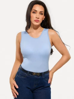 Seamless Built-in Bra All-in-One Shapewear Tank