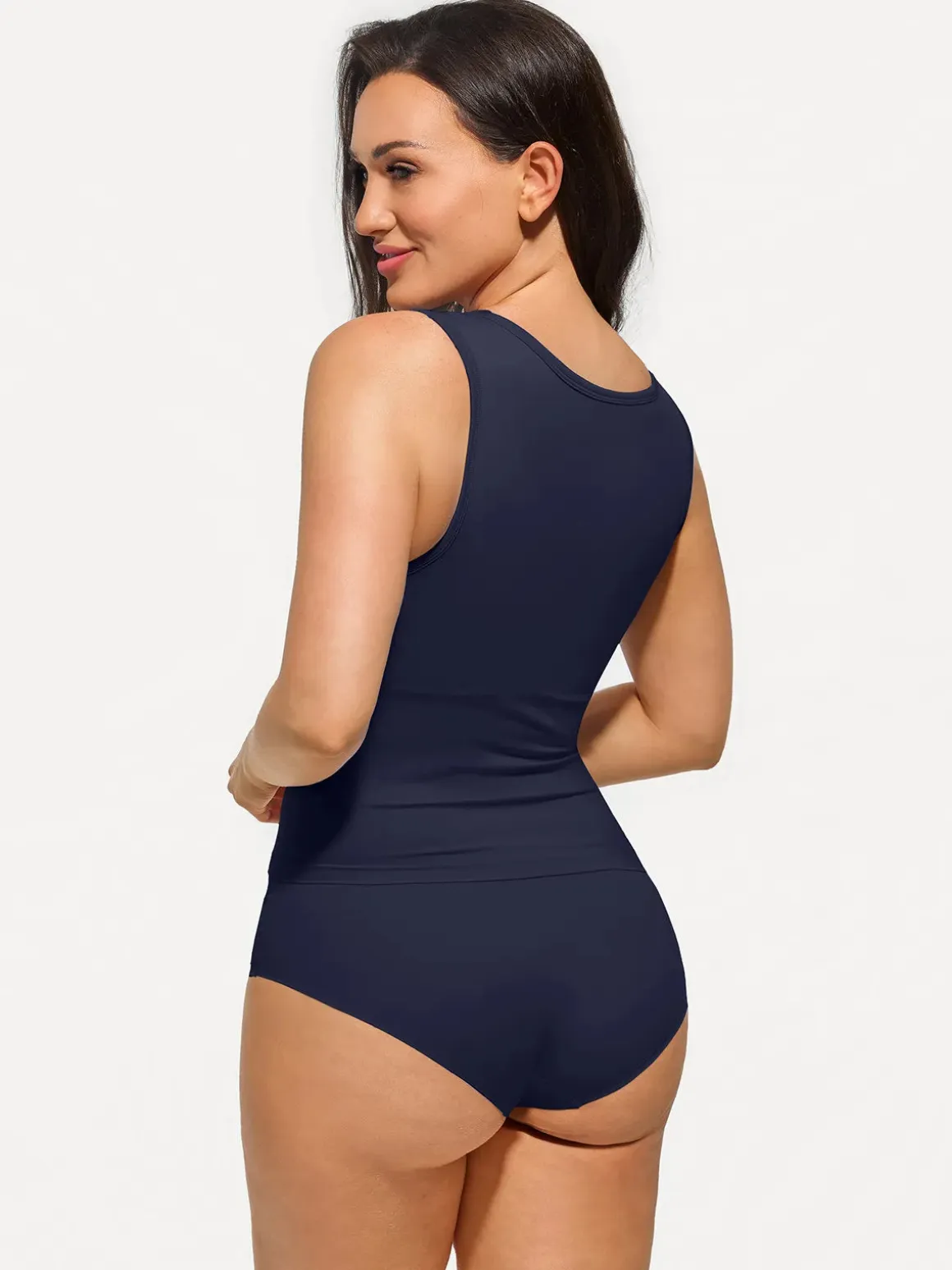 Seamless Built-in Bra All-in-One Shapewear Tank