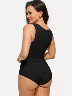 Seamless Built-in Bra All-in-One Shapewear Tank