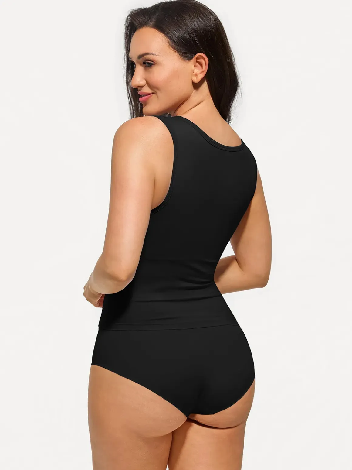 Seamless Built-in Bra All-in-One Shapewear Tank