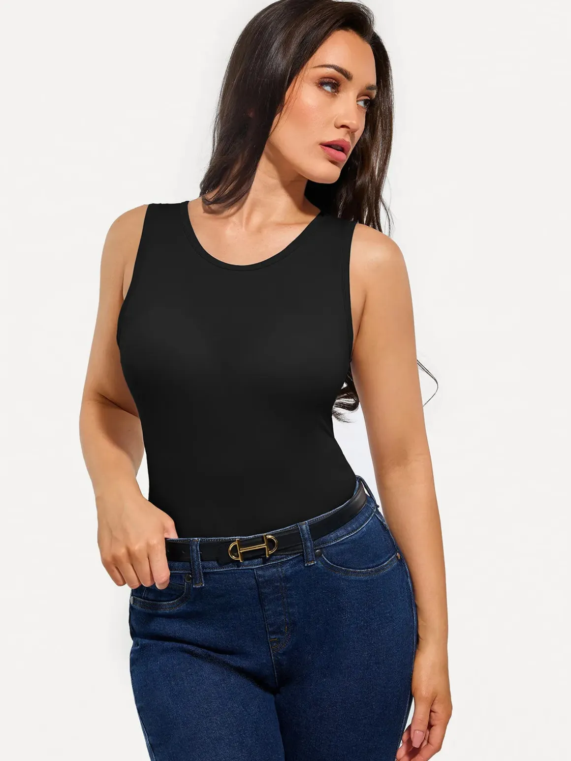 Seamless Built-in Bra All-in-One Shapewear Tank