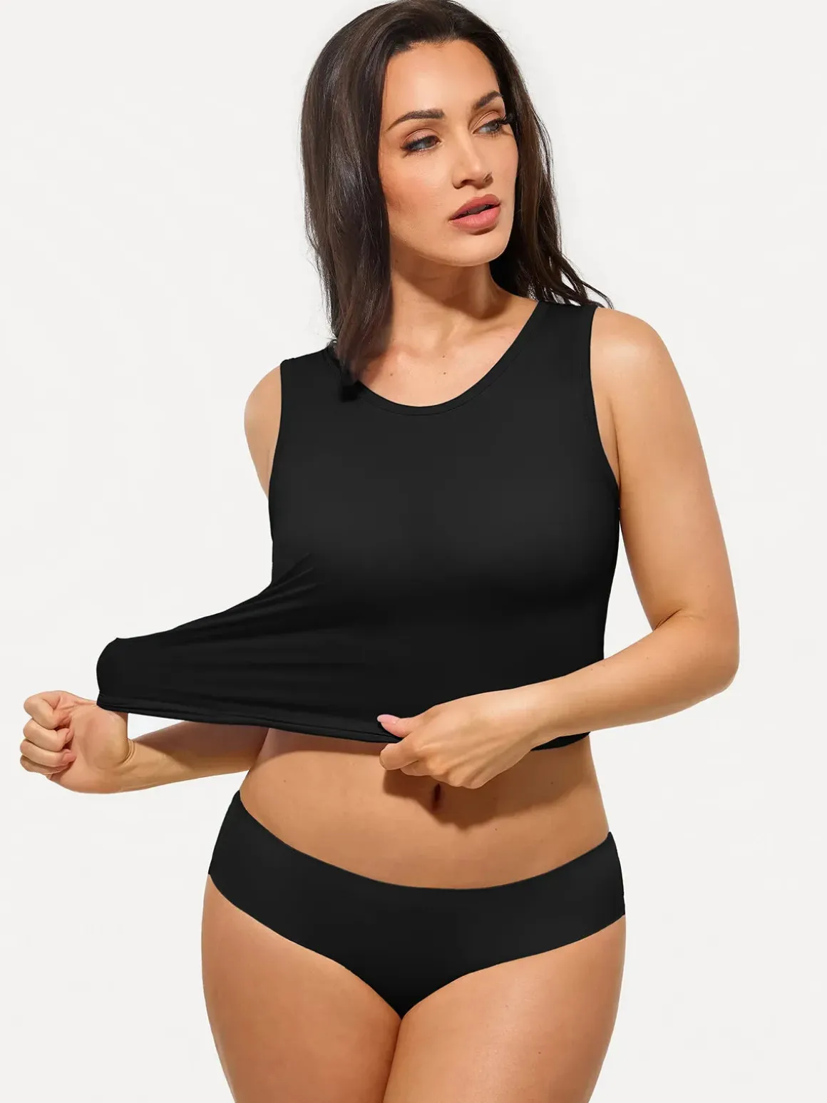 Seamless Built-in Bra All-in-One Shapewear Tank