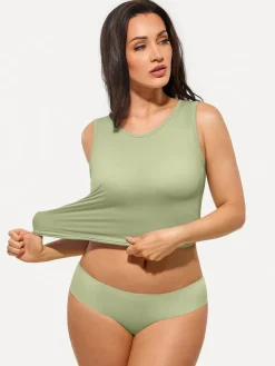 Seamless Built-in Bra All-in-One Shapewear Tank