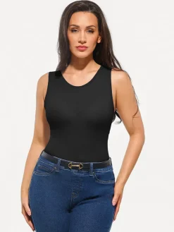 Seamless Built-in Bra All-in-One Shapewear Tank