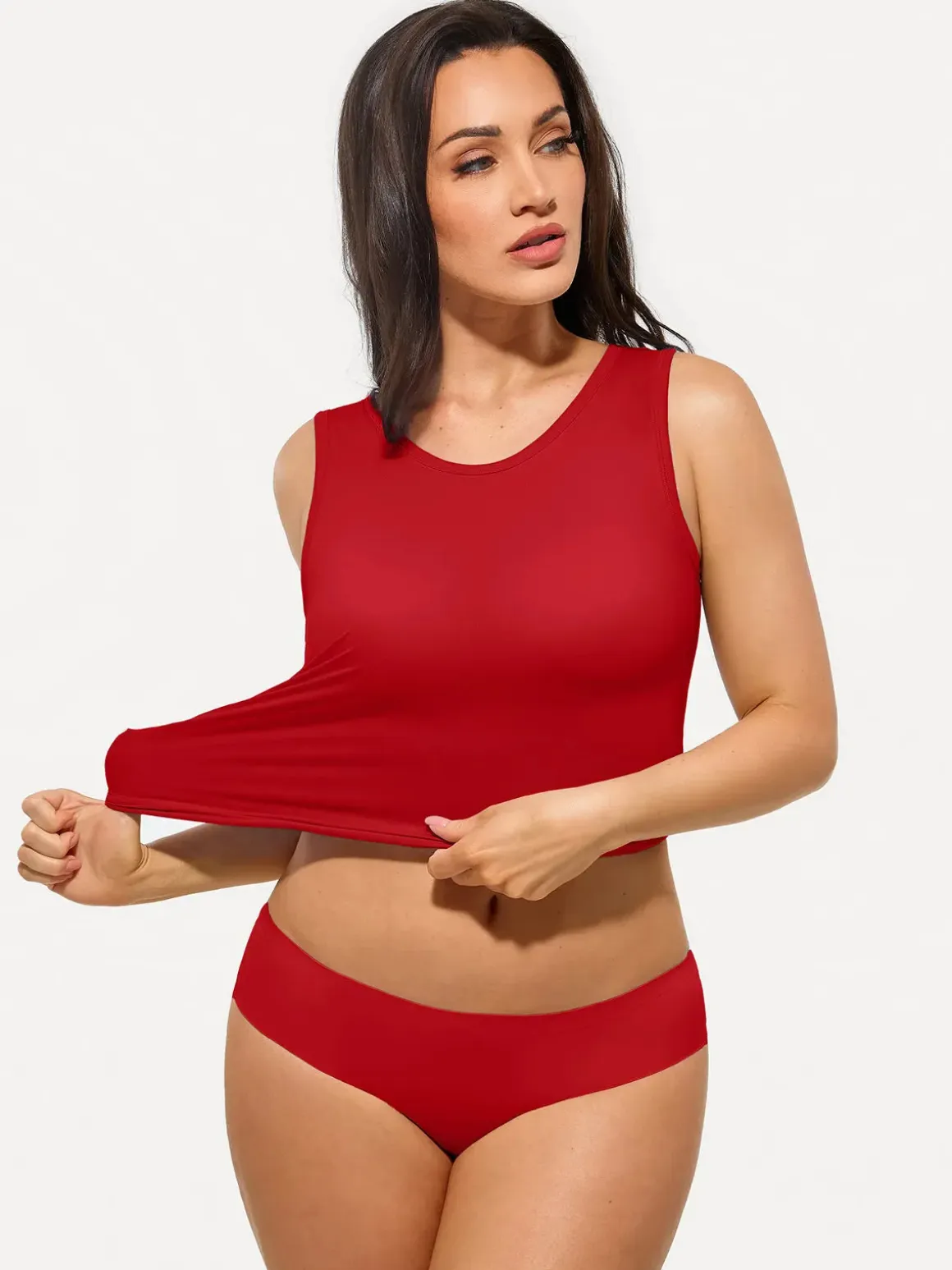 Seamless Built-in Bra All-in-One Shapewear Tank