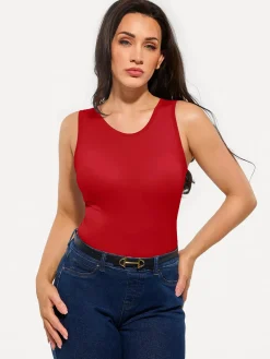 Seamless Built-in Bra All-in-One Shapewear Tank