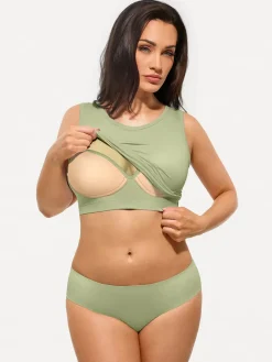 Seamless Built-in Bra All-in-One Shapewear Tank