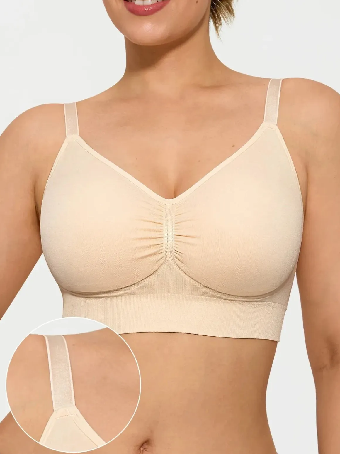 Seamless Comfort Removable Pad Everyday Bra