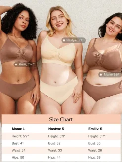 Seamless Comfort Removable Pad Everyday Bra