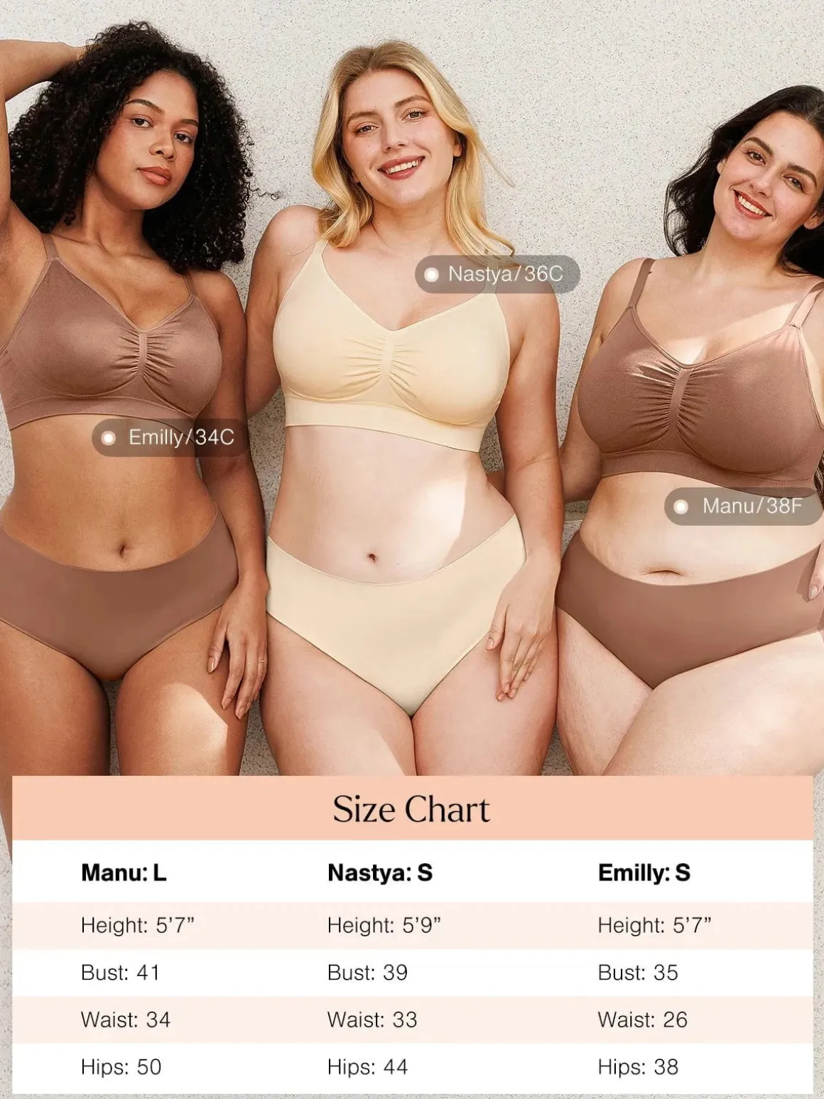 Seamless Comfort Removable Pad Everyday Bra