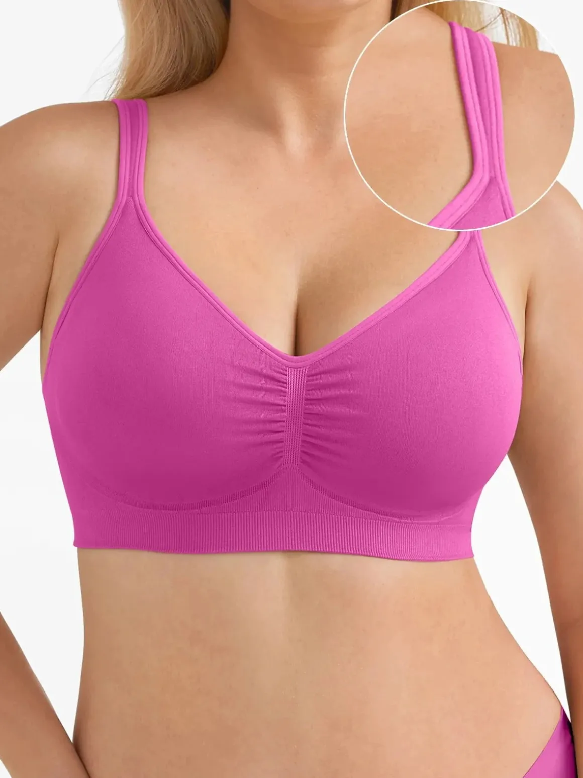Seamless Comfort Removable Pad Everyday Bra