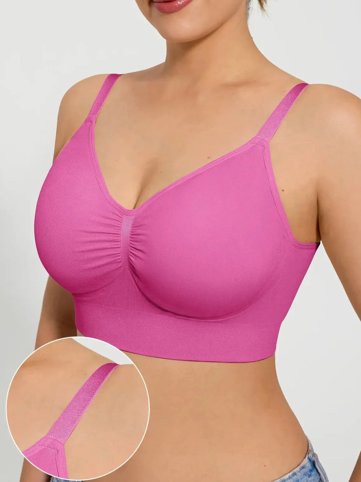 Seamless Comfort Removable Pad Everyday Bra