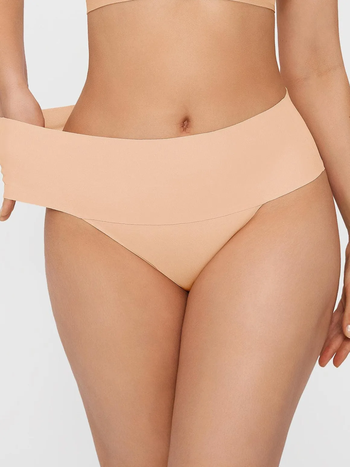 Seamless High-Waist Tummy Control Thong