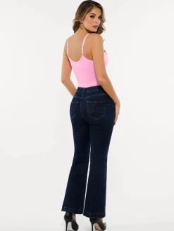 Seamless Lace V-Neck Shapewear Bodysuit