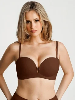 Seamless Non-Slip Push-Up Shaping Strapless Bra