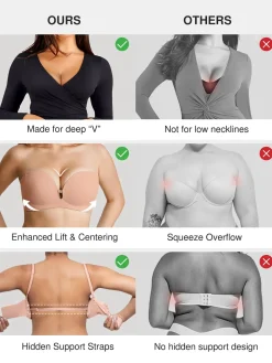 Seamless Non-Slip Push-Up Shaping Strapless Bra