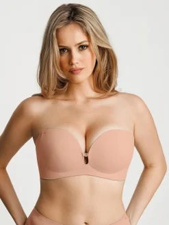 Seamless Non-Slip Push-Up Shaping Strapless Bra