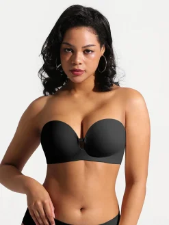 Seamless Non-Slip Push-Up Shaping Strapless Bra