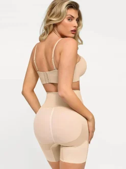 Seamless Push-Up Shapewear Bra Butt-Lifting Shorts Set