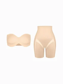 Seamless Push-Up Shapewear Bra Butt-Lifting Shorts Set
