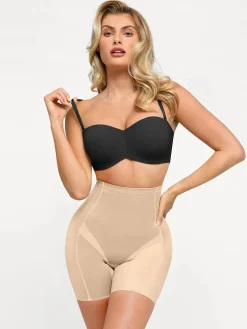 Seamless Push-Up Shapewear Bra Butt-Lifting Shorts Set