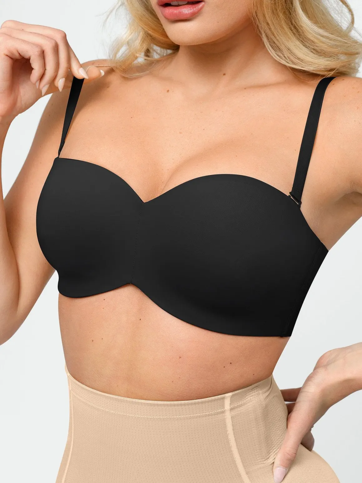Seamless Push-Up Shapewear Bra Butt-Lifting Shorts Set