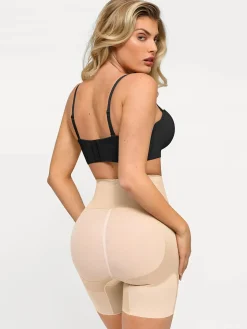 Seamless Push-Up Shapewear Bra Butt-Lifting Shorts Set