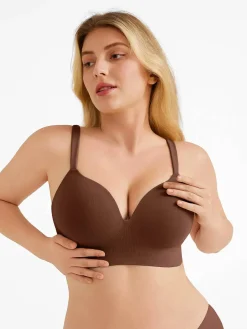 Seamless Push-Up Wireless Full Coverage Bra