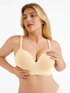 Seamless Push-Up Wireless Full Coverage Bra