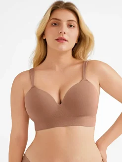 Seamless Push-Up Wireless Full Coverage Bra