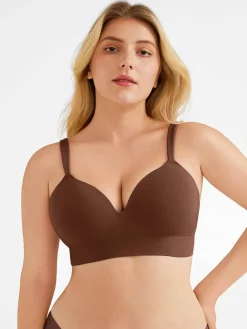 Seamless Push-Up Wireless Full Coverage Bra