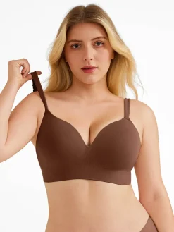 Seamless Push-Up Wireless Full Coverage Bra