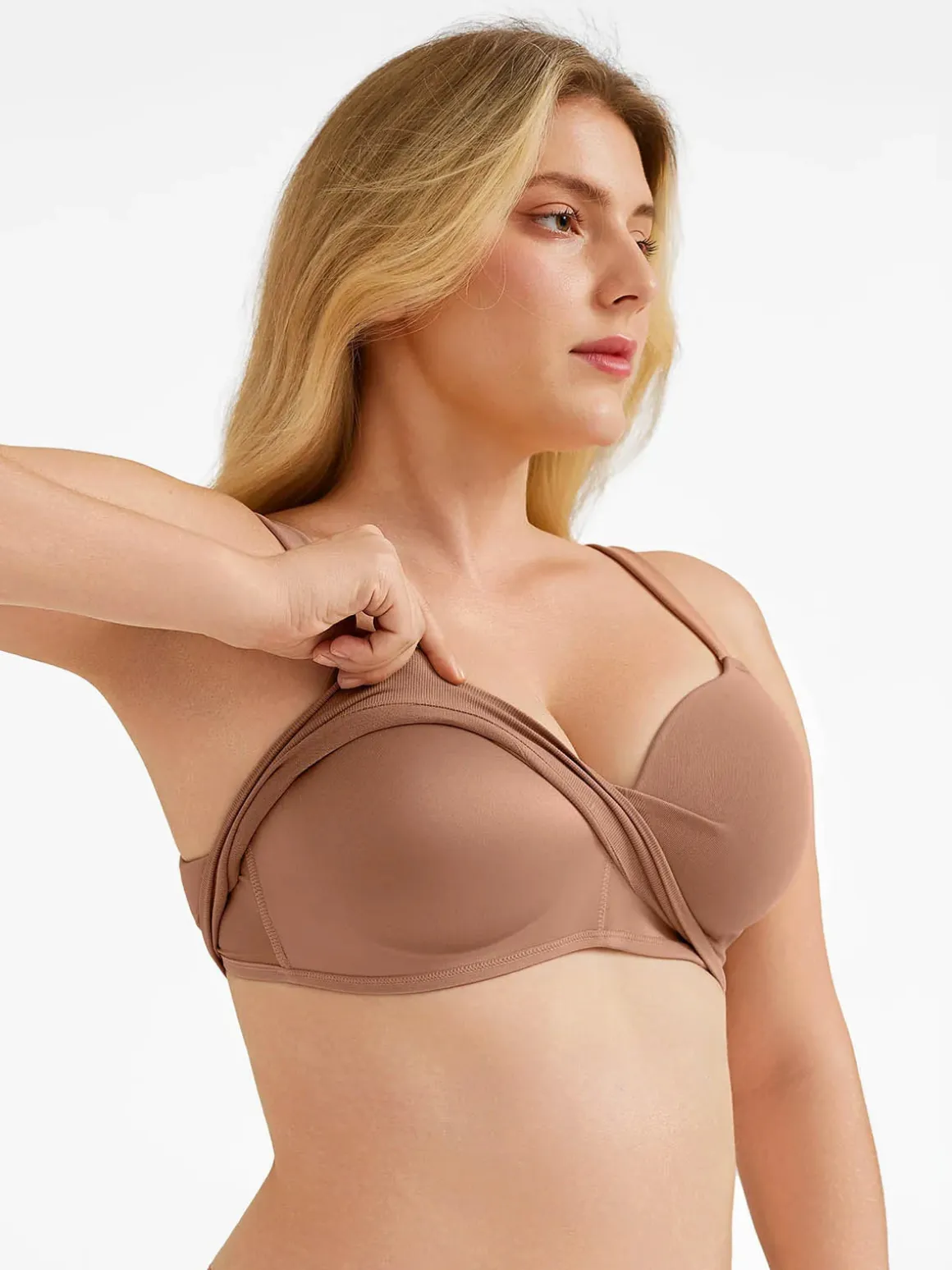 Seamless Push-Up Wireless Full Coverage Bra