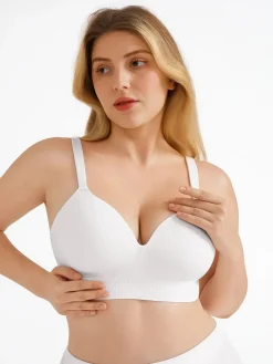 Seamless Push-Up Wireless Full Coverage Bra