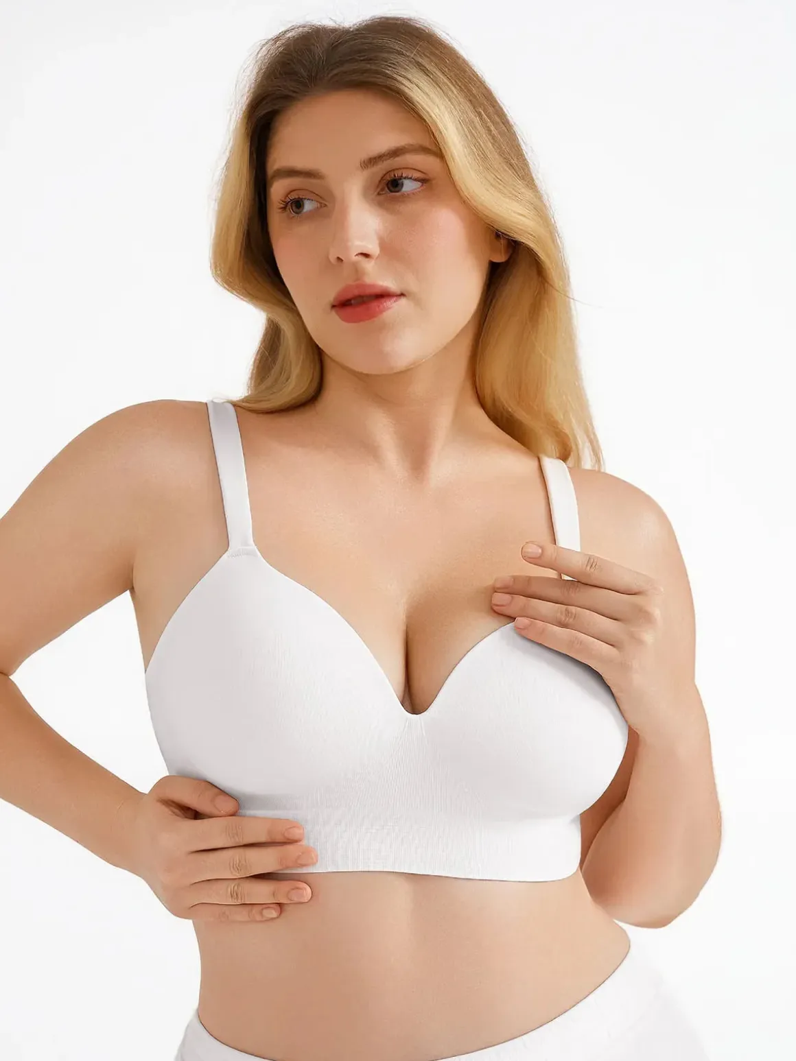Seamless Push-Up Wireless Full Coverage Bra
