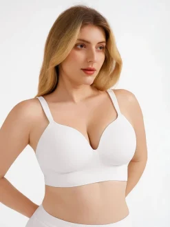 Seamless Push-Up Wireless Full Coverage Bra