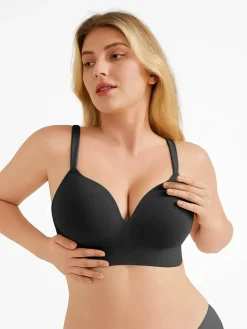Seamless Push-Up Wireless Full Coverage Bra