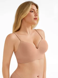 Seamless Push-Up Wireless Full Coverage Bra