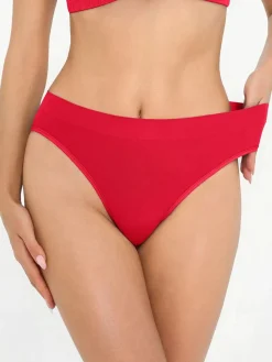 Seamless Ribbed-Waist Brief