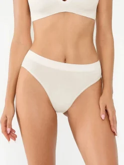 Seamless Ribbed-Waist Brief
