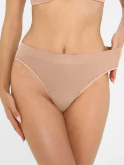 Seamless Ribbed-Waist Brief