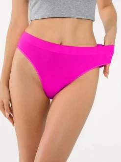 Seamless Ribbed-Waist Brief