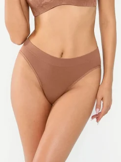Seamless Ribbed-Waist Brief