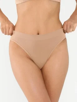 Seamless Ribbed-Waist Brief