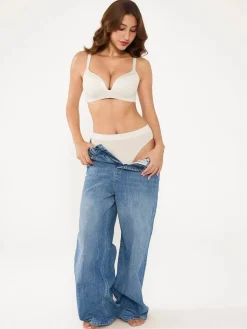 Seamless Ribbed-Waist Brief