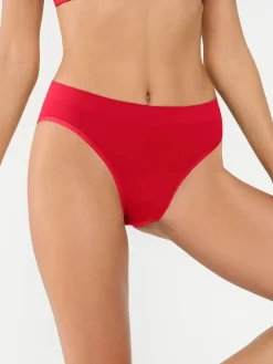 Seamless Ribbed-Waist Brief