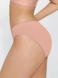 Seamless Solid Mid-Rise Brief