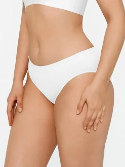 Seamless Solid Mid-Rise Brief
