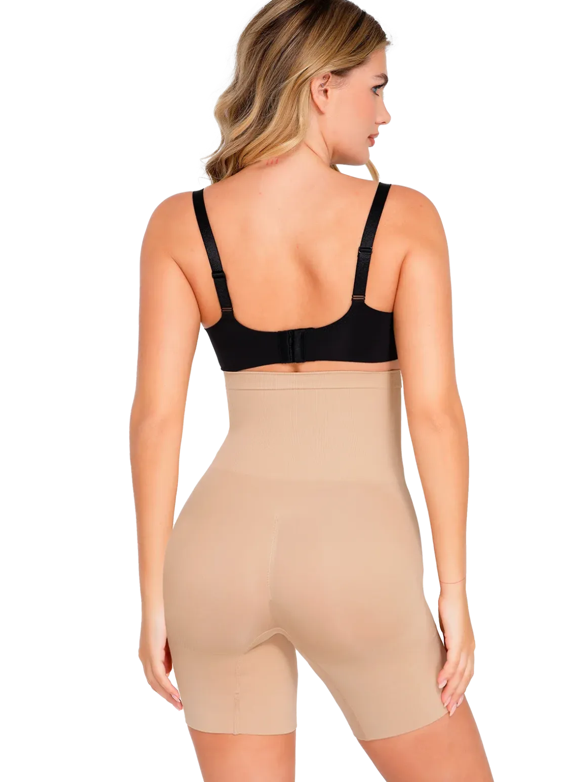 Seamless Tummy Control Mid-Thigh Shaping Shorts