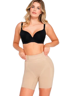 Seamless Tummy Control Mid-Thigh Shaping Shorts